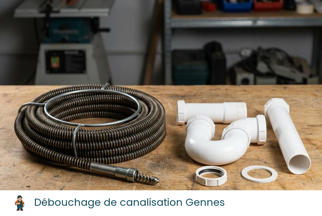 Débouchage de canalisation à Gennes