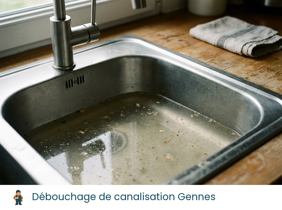 Débouchage de canalisation à Gennes