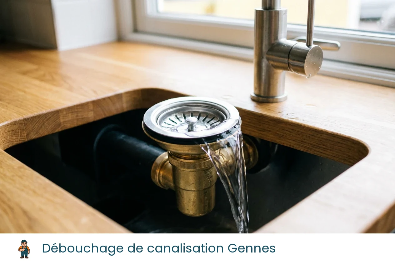 Débouchage de canalisation à Gennes