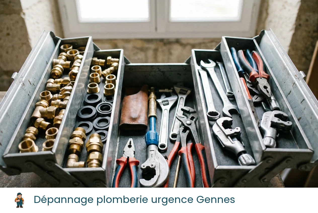 Dépannage plomberie urgence à Gennes