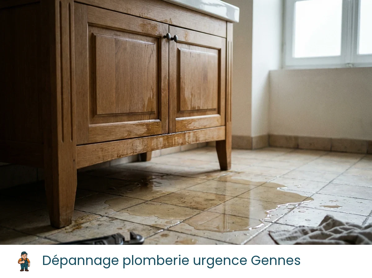 Dépannage plomberie urgence à Gennes