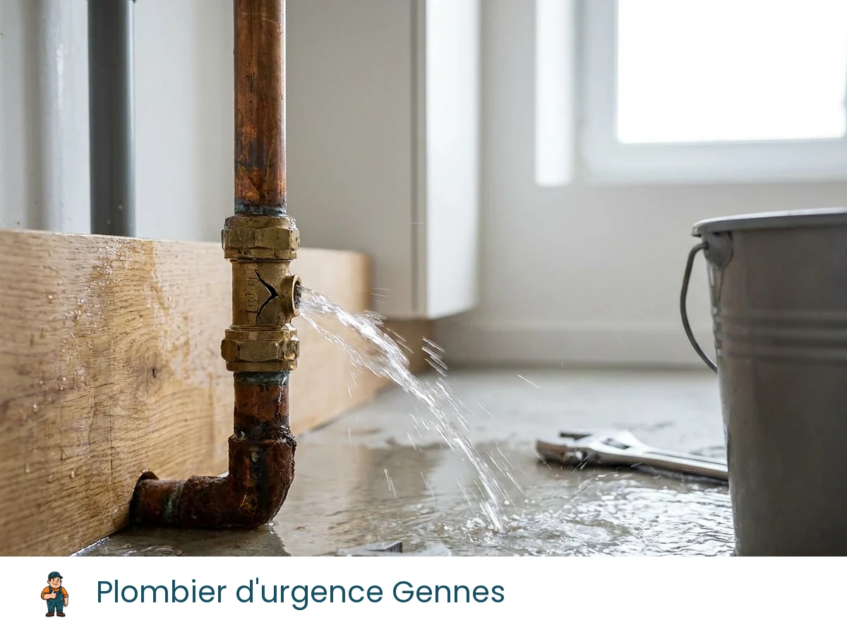 Plombier d'urgence à Gennes