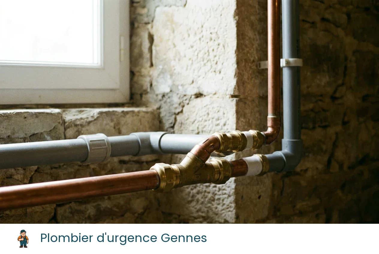 Plombier d'urgence à Gennes