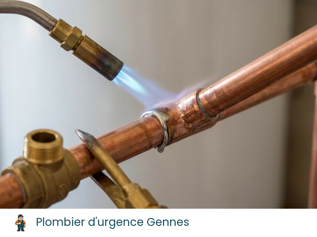 Plombier d'urgence à Gennes