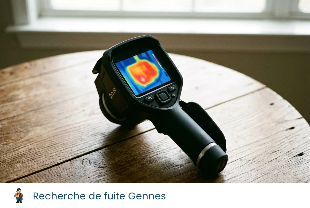 Recherche de fuite à Gennes