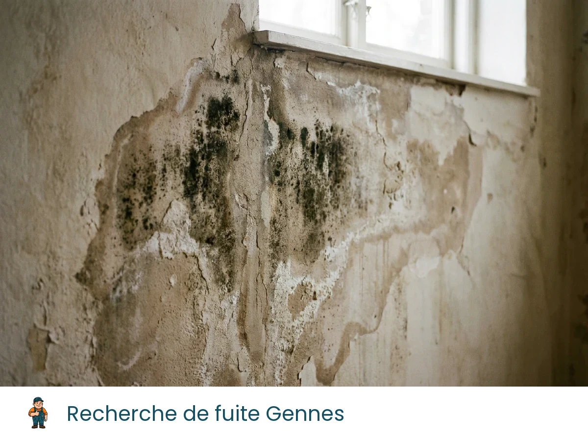 Recherche de fuite à Gennes