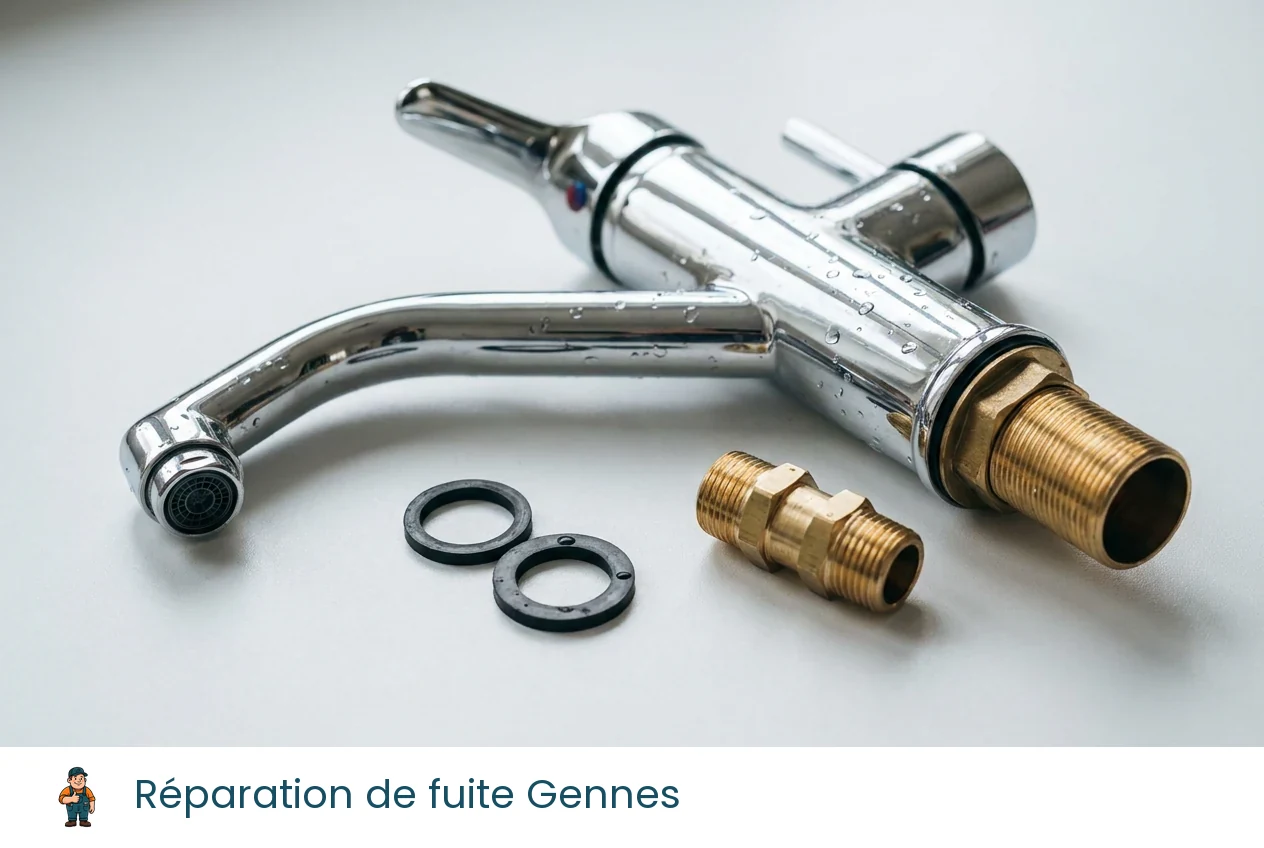 Réparation de fuite à Gennes