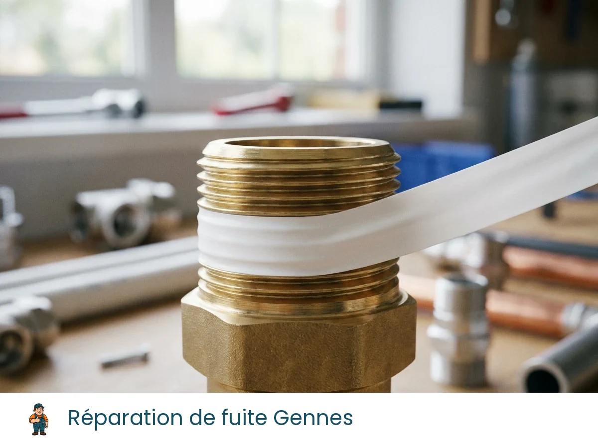 Réparation de fuite à Gennes